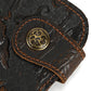 Men's Crazy Horse Leather Long Genuine Iron Men's Wallets