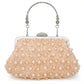 Women's Retro Pearl Dinner Beaded Clutch Wedding Evening Bags
