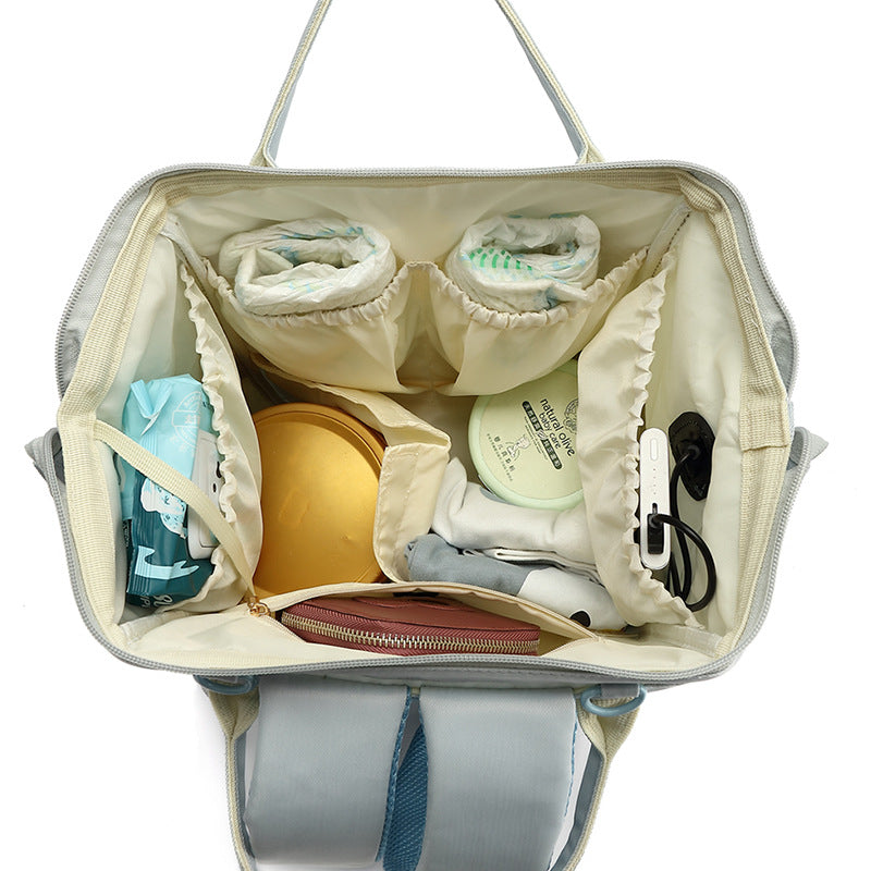 Large Capacity Fashion Out Diaper Mom Bags