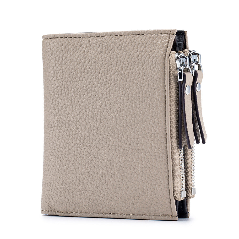 Women's & Men's & Leather Short Large Capacity Fashion Ladies Wallets