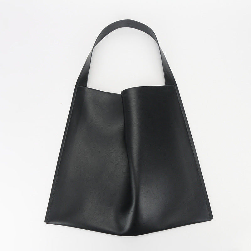 Women's Genuine Leather Korean Style Simple Fashion Shoulder Bags