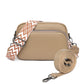 Women's Summer High-grade Niche Exquisite Western Style Contrast Color Leather Crossbody Bags