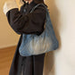 Fashion Denim Female Hot Niche Leisure Armpit Bags