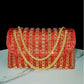 Women's Full Diamond Underarm Banquet Dress One Bags