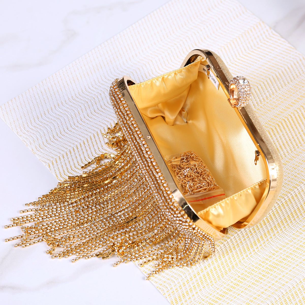 Rhinestone Dress Banquet Clutch Diamond Elegant Evening Bags