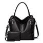 Women's Large Capacity Textured Simple Commuter Handbags