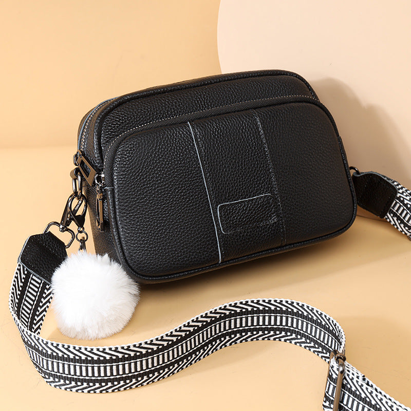 Women's Genuine Leather Trendy Fashion Simple Top Crossbody Bags