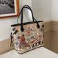 Women's Printed Bear Iti Spring Versatile Large Crossbody Bags