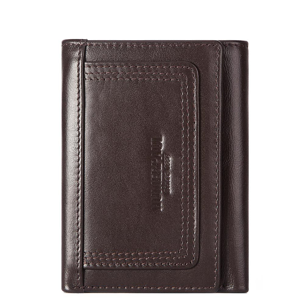 Men's Paul Multiple Slots First Layer Cowhide Purses