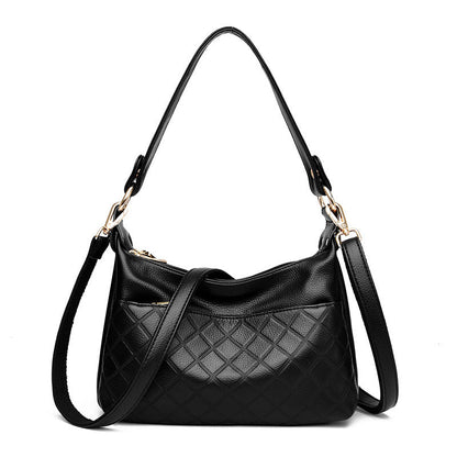 Women's Versatile Large Capacity Soft Leather Mother Crossbody Bags