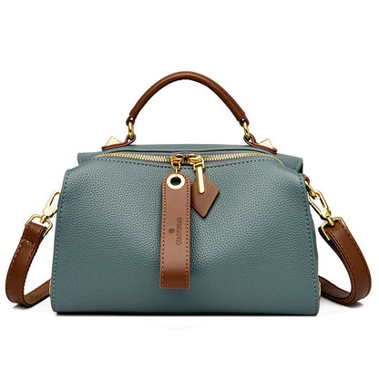 Women's Pillow Genuine Leather Fashion Popular Strap Crossbody Bags