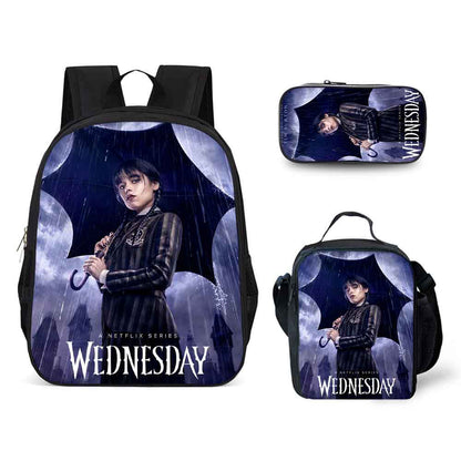 Children's Primary Pencil Lunch Three-piece Set Elementary School Students' Schoolbags