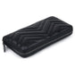 Women's Sheepskin Korean Rhombus Long Clutch Mobile Ladies Wallets
