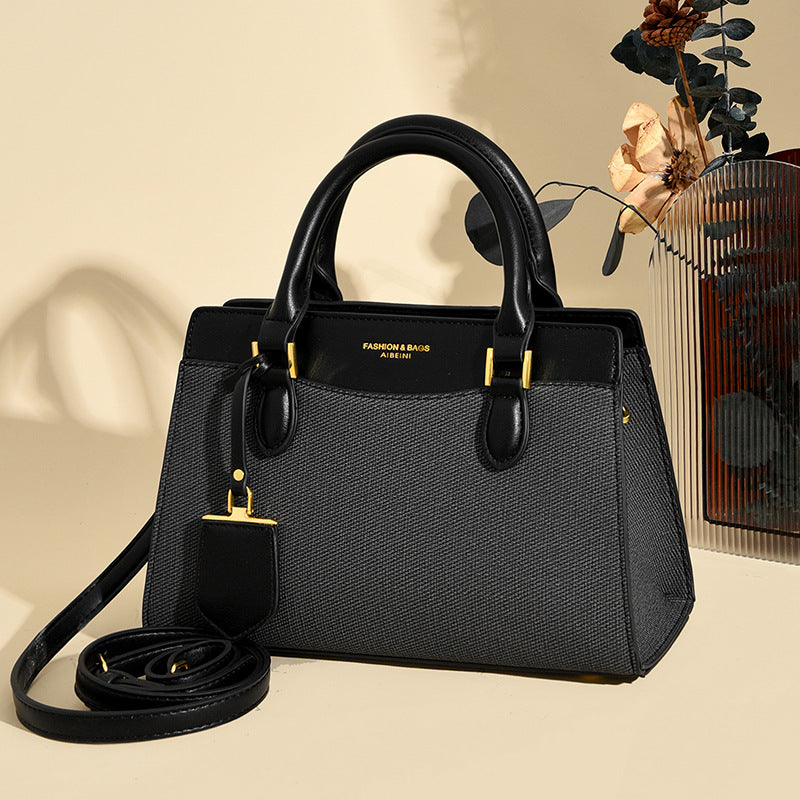 Women's Large Capacity Mom Textured Fabric High-grade Bags
