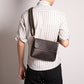 Women's & Men's Source Retro Simple Leather Crazy Horse Large Bags