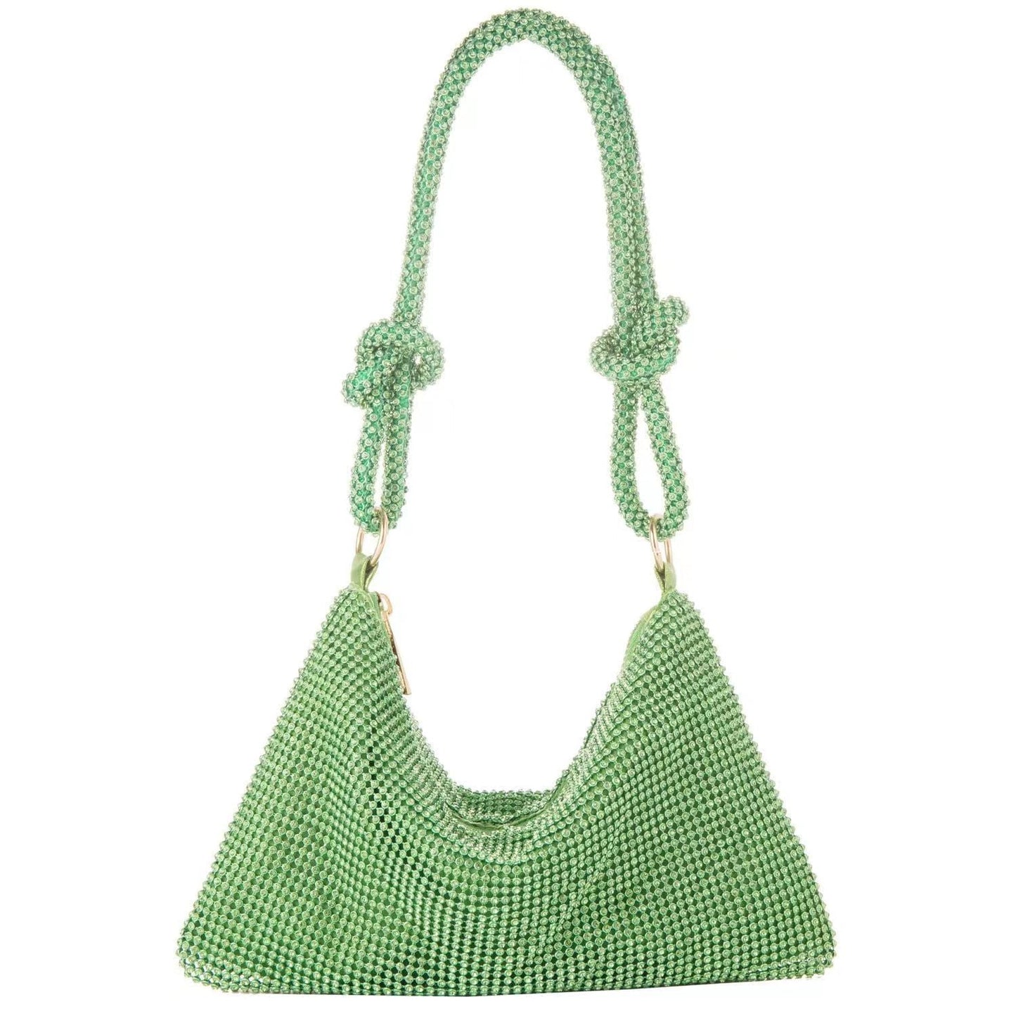Tide Flash Knotted Rhinestone Handmade Underarm Evening Bags