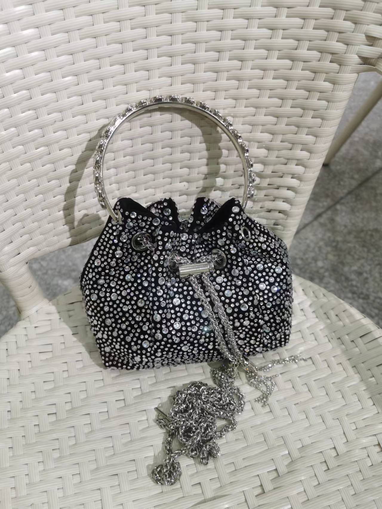 Women's Live Selection Fashion Rhinestone Over Diamond Shoulder Bags