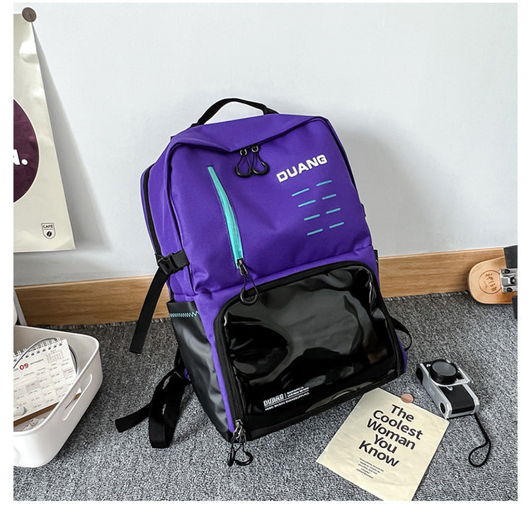 Men's Sneakers Storage Simple Trendy Cool Soccer Backpacks
