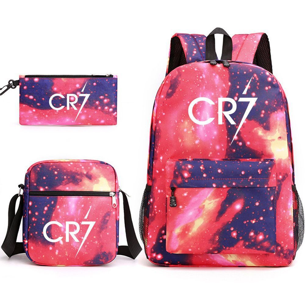 Pencil Three-piece Canvas Large Capacity Leisure Shoulder Bags
