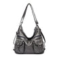 Women's Design Retro Large Capacity Washing Soft Crossbody Bags