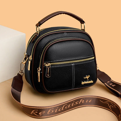 Advanced Texture Soft Leather Large Capacity Versatile Light Crossbody Bags