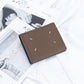 Women's Slouchy Leather Short Fold Genuine Ladies Wallets