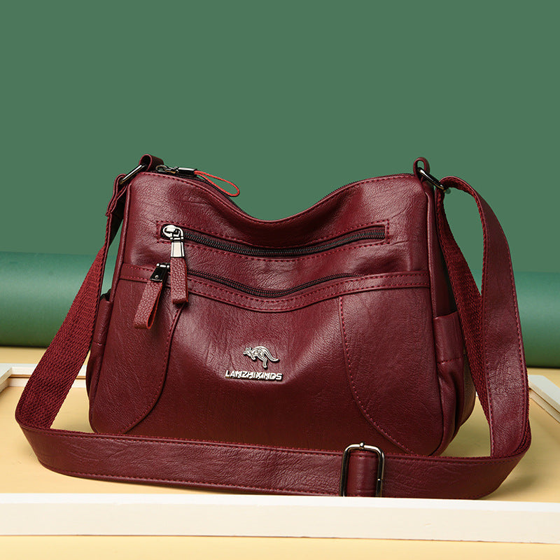 Women's Korean Style Simple Large Capacity Mom Crossbody Bags