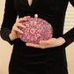 Women's Holding Dinner Full Rhinestone Diamond Sunflower Evening Bags