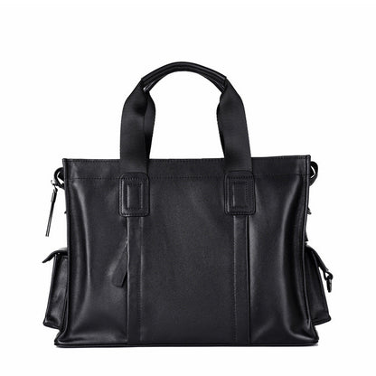 Men's Portable High Sense Horizontal Trip Soft Men's Handbags