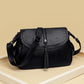Women's Fashion Trendy Tassel Mother Soft Leather Crossbody Bags