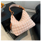 Women's Large Capacity Down Pleated Cloud Simple Crossbody Bags