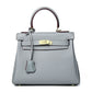 Women's High-grade Fashionable Genuine Leather Handmade Kelly First Layer Handbags