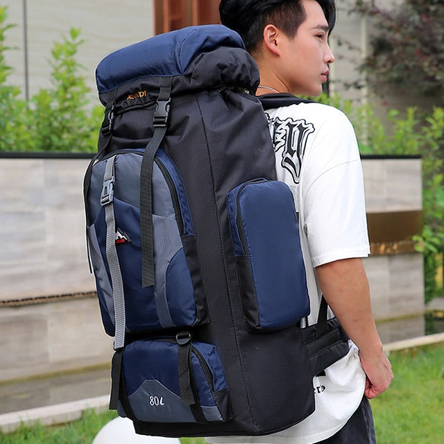 Men's Large Capacity Waterproof Camping Shiralee Mountaineering Backpacks