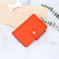 Women's Large Capacity Multiple Slots Short Cattlehide Ladies Wallets