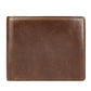 Men's Vintage Leather Swiping Gold Clip Short Purses