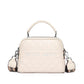 Women's Leather Diamond Embroidery Thread Fashionable Top Shoulder Bags
