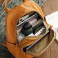 Vegetable Tanning Leather Waxing First Layer Water Dyed Retro Backpacks