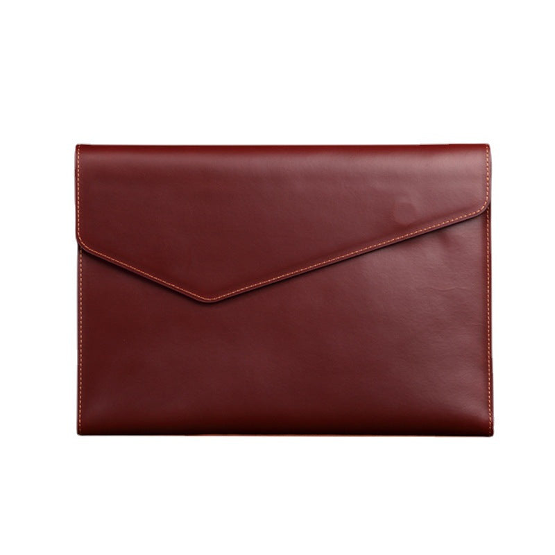 Genuine Leather File Cowhide Large Capacity Men's Briefcases