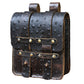 Men's Top Layer Crazy Horse Skin Cowhide Trendy Men's Chest Bags