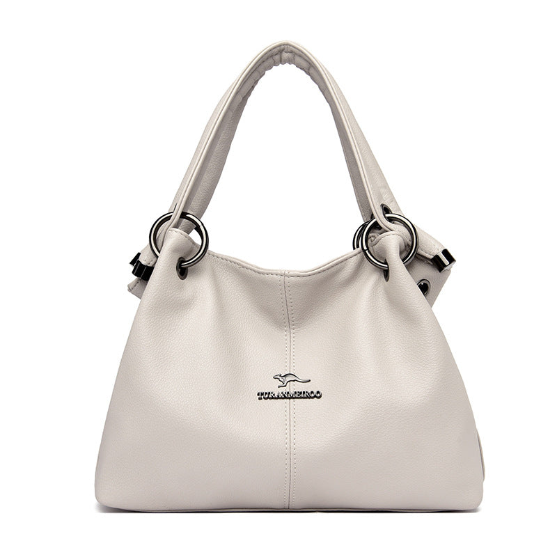 Stylish Mother Fashion Elegant Soft Leather Handbags