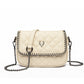 Spring Rhombus Embroidery Chain Soft Leather Shoulder Bags