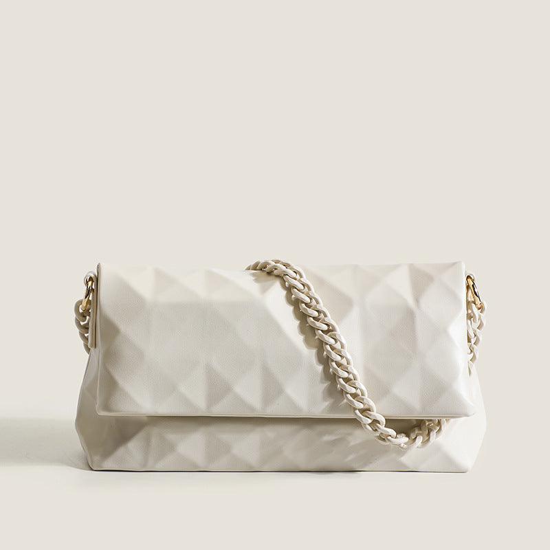 Trendy High-grade Rhombus French Style Underarm Shoulder Bags