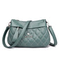 Women's Soft Leather Rhombus Fashion Large Capacity Crossbody Bags
