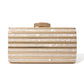 Women's Stylish Dinner Oval Acrylic Chain Evening Bags