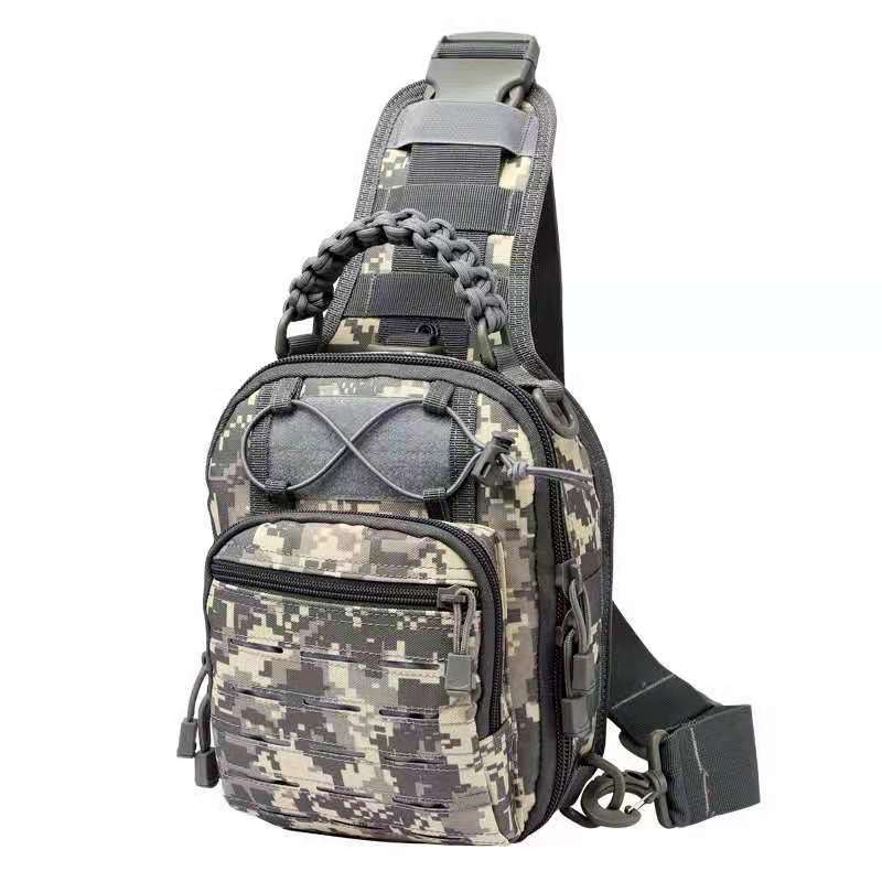 Men's Military Fans Camouflage Oxford Cloth Material Men's Chest Bags
