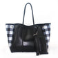 Leopard Print Printed Black Portable Beach Shoulder Bags