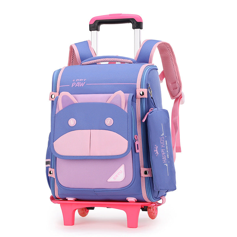 Women's & Men's Natural Fish Full Open Space Primary Grade Elementary School Students' Schoolbags
