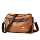 Women's Beautiful Unique Stitching Soft Leather Crossbody Bags