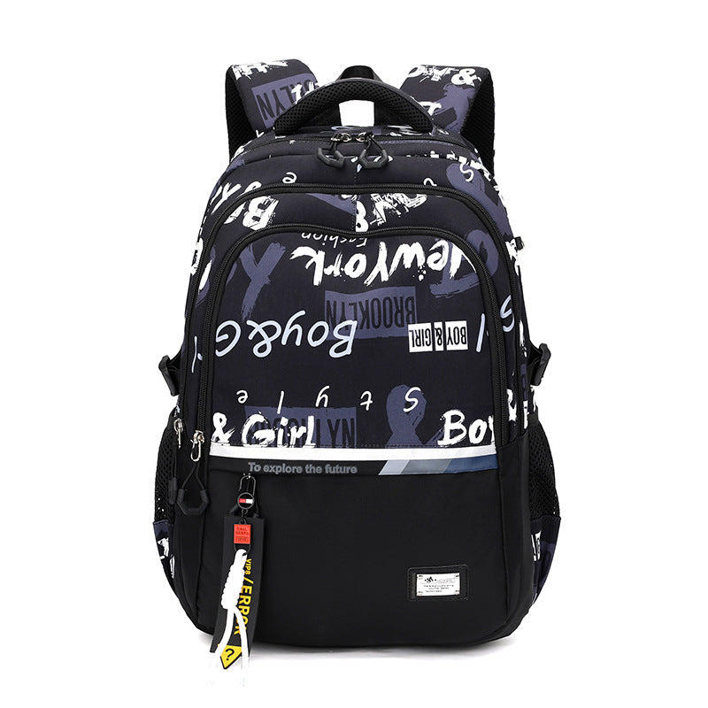 Men's Boy's Simple Burden Reduction Large Capacity Backpacks
