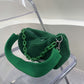 Women's Ge Plush Acrylic Chain Wide Strap Shoulder Bags